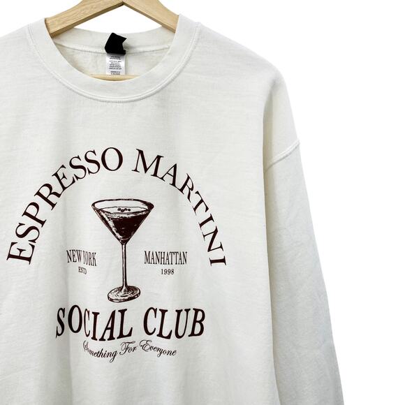 Espresso Martini Social Club Sweatshirt S/M - Picture 1 of 4